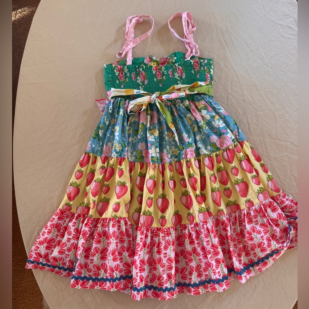 Matilda Jane strawberry dress size 8
